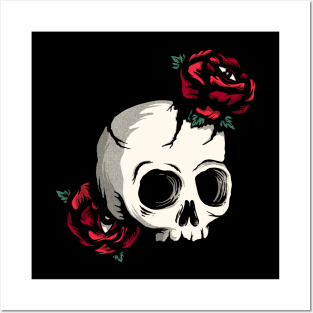 Skull n´ Roses Posters and Art